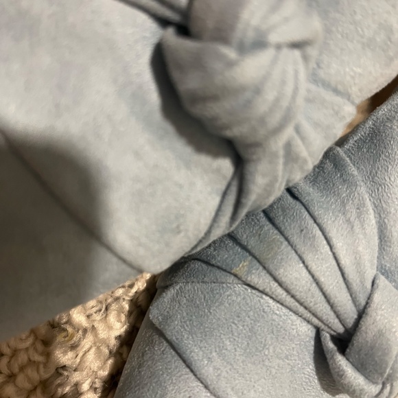 Vintage Havana Dawn Knotted Mule Flat in Soft Blue - Picture 7 of 7